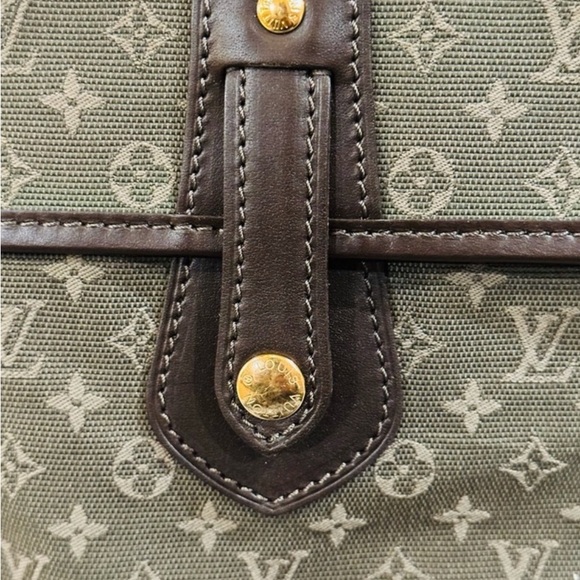 Louis Vuitton Mini Lin 2 Tone Canvas Handbag Code TH009 with dust bag EUC - Picture 7 of 8